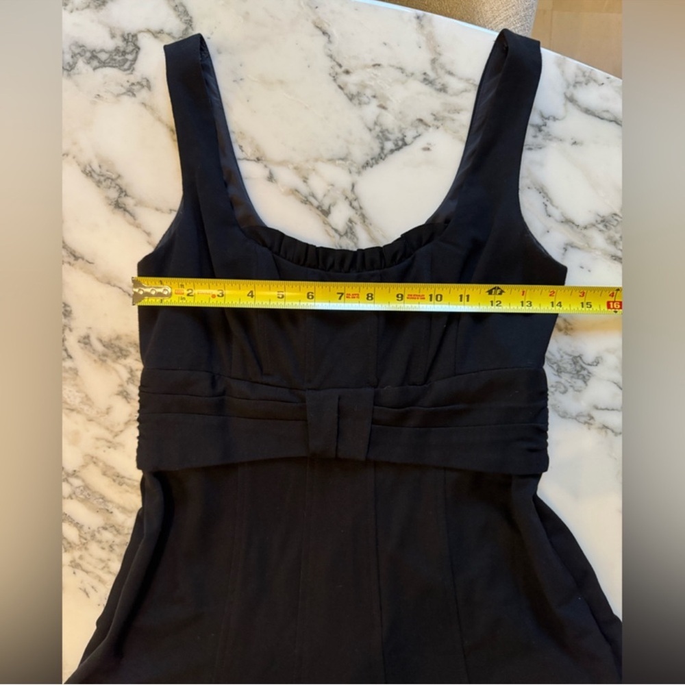 EUC Nanette Lepore Black Fit & Flare Mini Dress - Size 6 - Picture 3 of 5